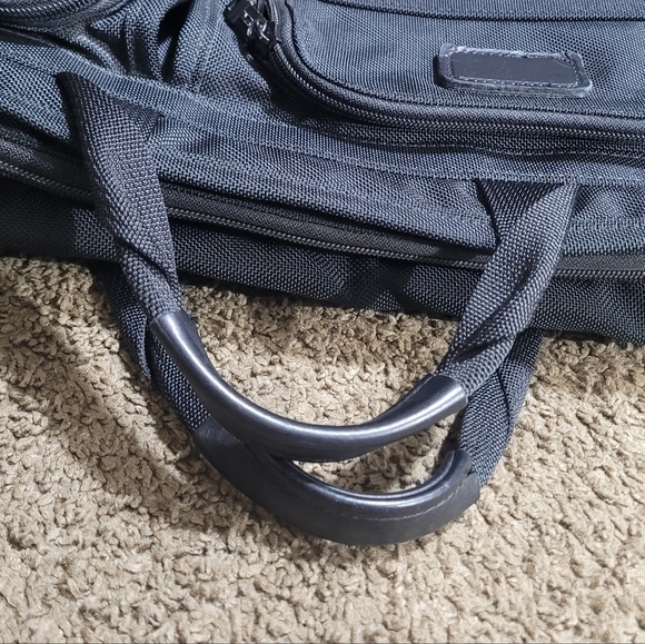 TUMI ALPHA BALLISTIC BAG EXPANDABLE ORGANIZER LAPTOP BRIEF MESSENGER WITH STRAP - Picture 11 of 16